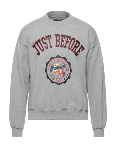 Shop J·b4 Just Before Sweatshirts In Grey