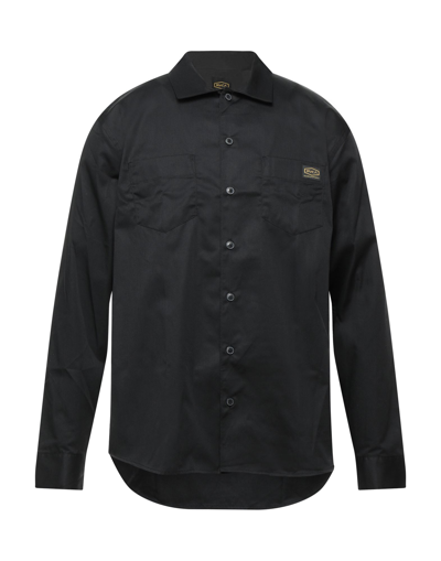 Shop Rvca Man Shirt Black Size M Polyester, Cotton