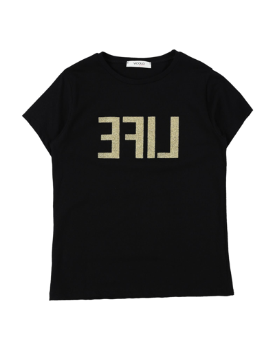 Vicolo T-shirts In Black