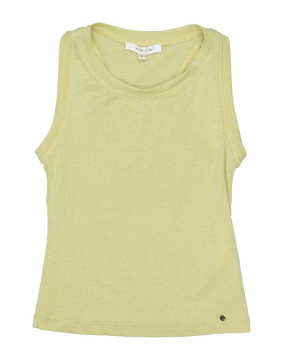 Shop Kocca Toddler Girl T-shirt Acid Green Size 6 Viscose, Polyester, Polyamide, Elastane