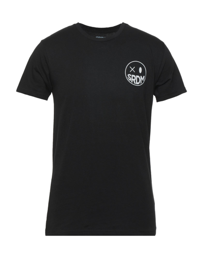 Shop Srdm Man T-shirt Black Size M Organic Cotton
