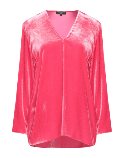Shop Antonelli Woman Top Fuchsia Size 4 Viscose, Silk In Pink