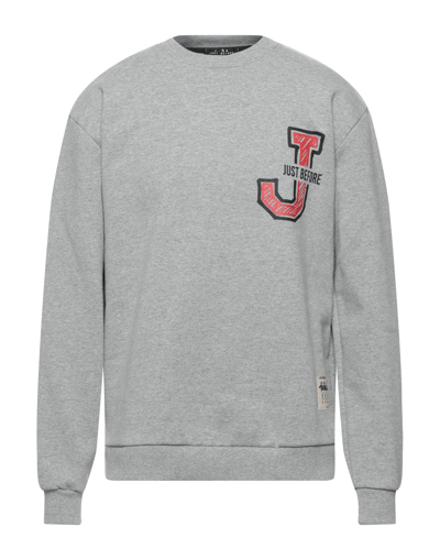Shop J·b4 Just Before Sweatshirts In Grey