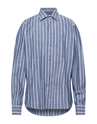 Shop Borsa Man Shirt Blue Size 17 ½ Cotton