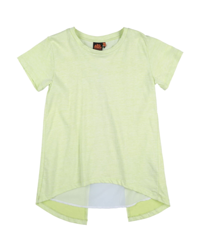 Shop Sundek T-shirts In Acid Green