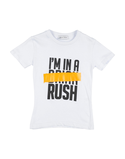 Shop Brian Rush Toddler Boy T-shirt White Size 4 Cotton