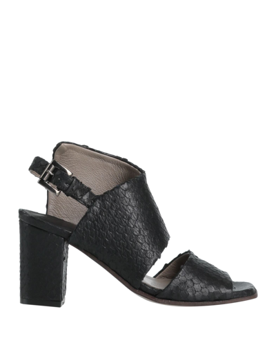Shop Ixos Woman Sandals Black Size 5 Soft Leather