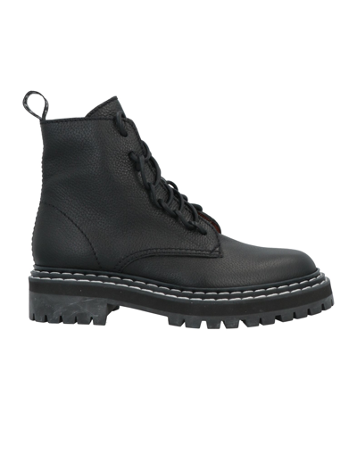 Shop Proenza Schouler Woman Ankle Boots Black Size 8 Calfskin