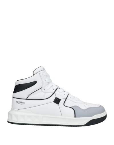 Shop Valentino Garavani Man Sneakers White Size 8 Soft Leather