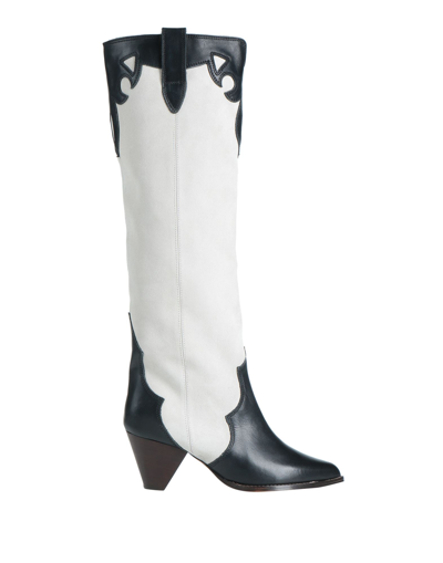 Shop Isabel Marant Woman Boot Light Grey Size 6 Calfskin