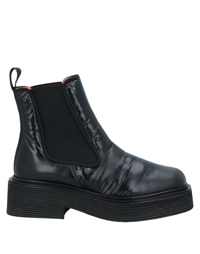 Shop Marni Woman Ankle Boots Black Size 7.5 Textile Fibers