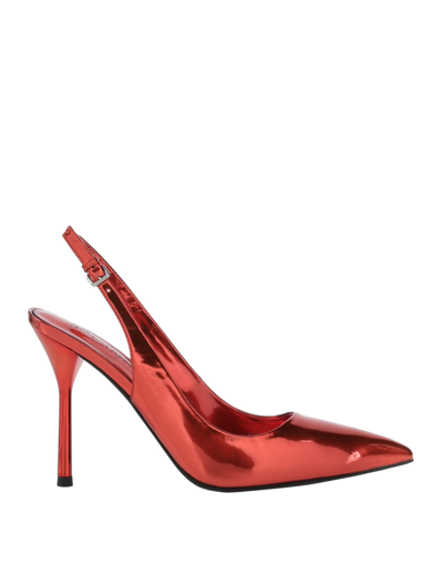 Shop Jeffrey Campbell Woman Pumps Red Size 7 Soft Leather