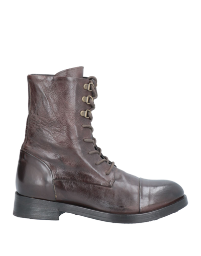 Shop Jp/david Ankle Boots In Dark Brown