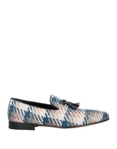 Shop A.testoni Loafers In Blue