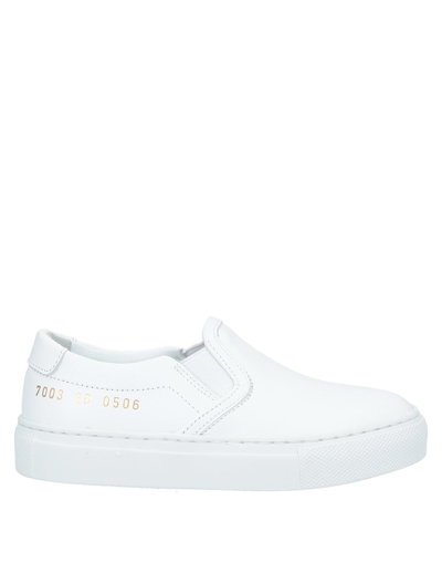 Shop Common Projects Toddler Boy Sneakers White Size 10c Soft Leather