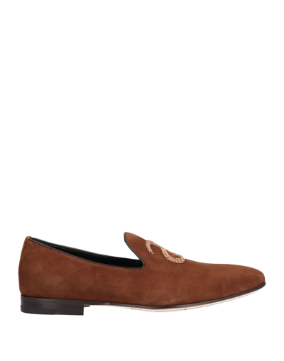 Shop A.testoni Loafers In Camel