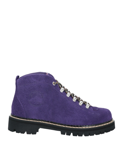 Shop Diemme Ankle Boots In Purple
