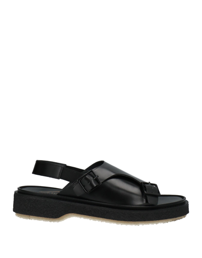 Shop Adieu Woman Sandals Black Size 8 Calfskin