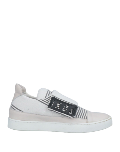 Shop Ixos Woman Sneakers White Size 6 Soft Leather, Textile Fibers