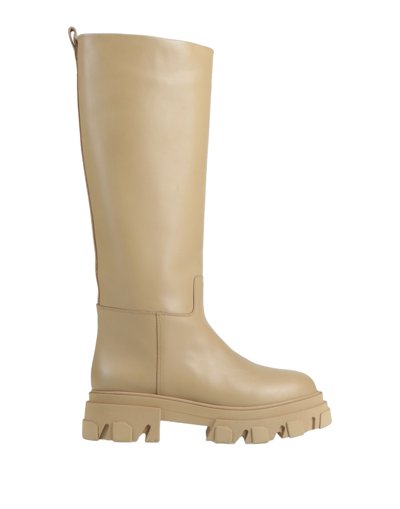 Shop Gia X Pernille Teisbaek Woman Boot Sand Size 10 Calfskin In Beige
