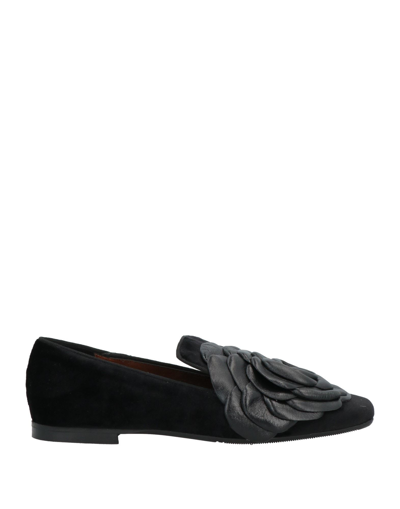 Shop Hego's Loafers In Black
