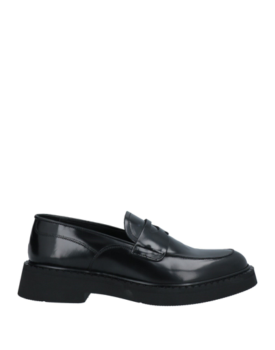 Shop Baldinini Man Loafers Black Size 13 Soft Leather