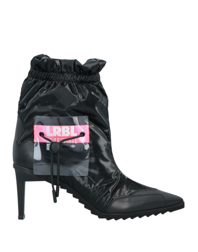 Shop Loriblu Woman Ankle Boots Black Size 7 Textile Fibers