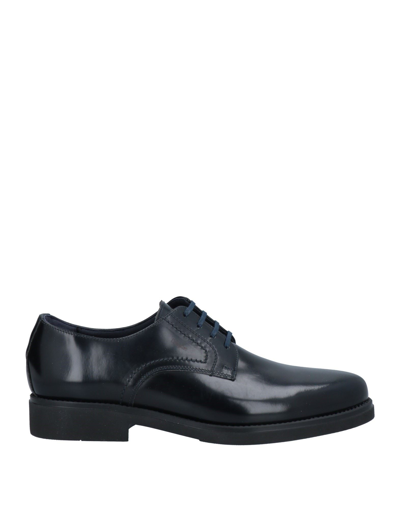 Shop Callaghan Lace-up Shoes In Dark Blue
