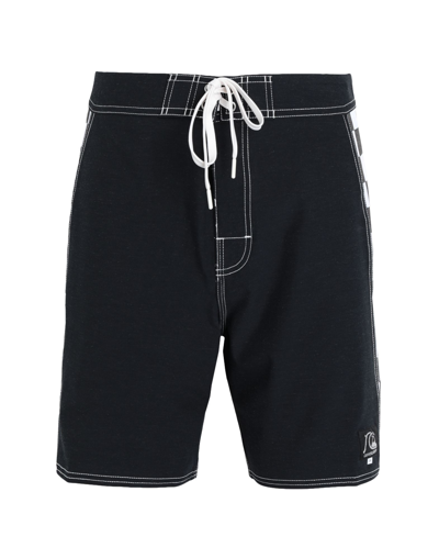 Shop Quiksilver Qs Boardshort Original Arch 18 Man Beach Shorts And Pants Black Size 32 Polyester, Cotton