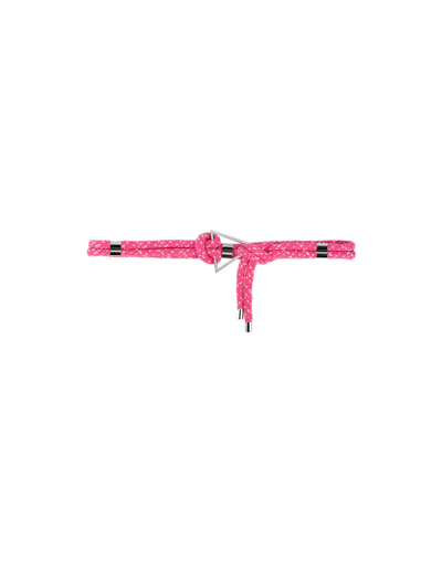 Shop Iro Woman Belt Fuchsia Size Onesize Polyester In Pink