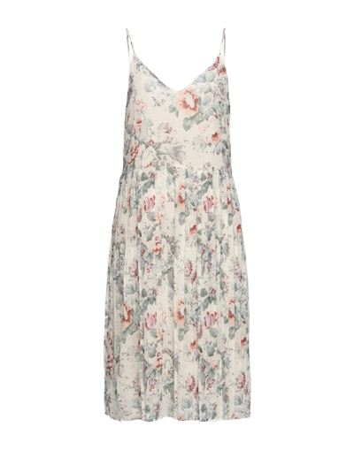 Semicouture Midi Dresses In Ivory