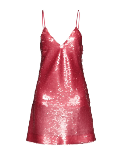 Shop Balmain Woman Mini Dress Pastel Pink Size 8 Polyester