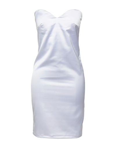 Shop Simona-a Simona A Woman Mini Dress White Size L Polyester
