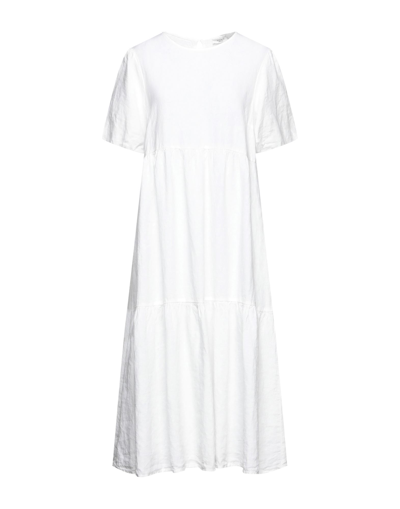 Peserico Midi Dresses In White