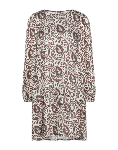 Shop Bellwood Woman Mini Dress Dark Brown Size 8 Polyester