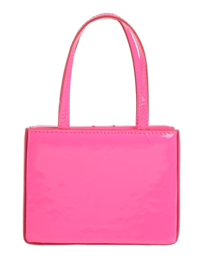 Shop Amina Muaddi Handbags In Fuchsia