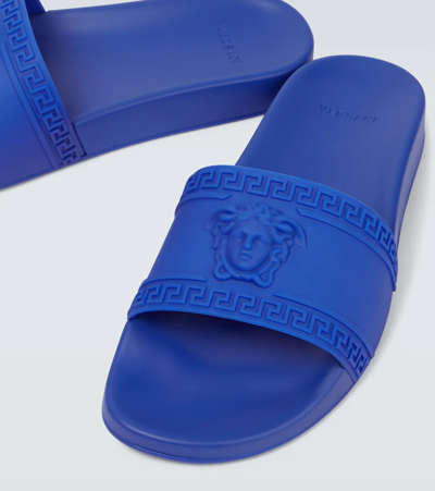 versace chain rubber pool slides