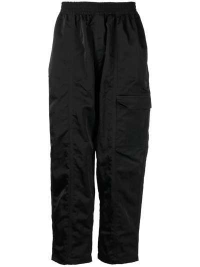 Shop True Tribe Cropped-leg Trousers In Black