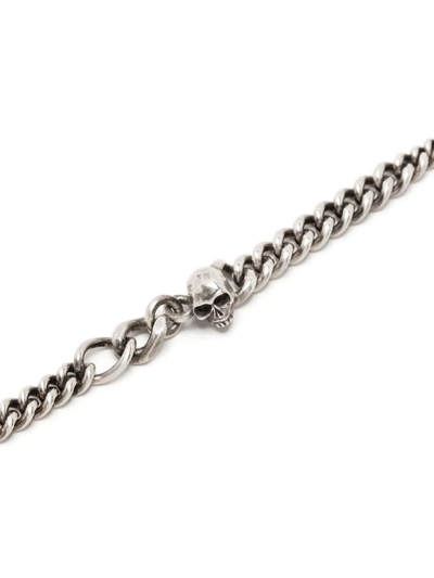 Shop Werkstatt:münchen Skull-charm Silver Bracelet