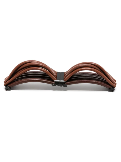 De Grisogono Allegra Magnetic Strap Bracelet In Brown