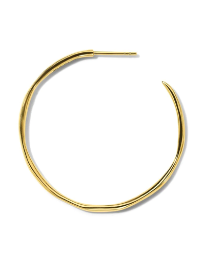 Shop Ippolita 18kt Yellow Gold Classic Thin Hoop Earrings