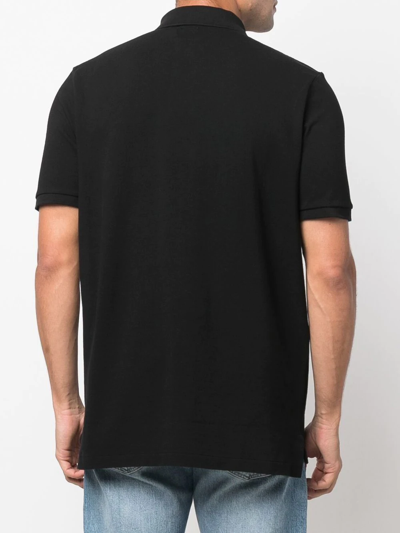 Polo Ralph Lauren Slim Fit Polo Shirt With Classic Collar In Black