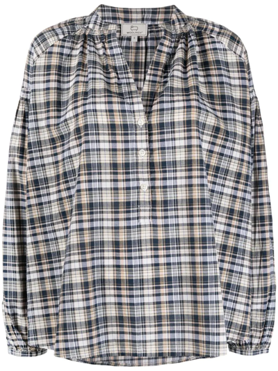 Woolrich Plaid Check Button-up Shirt In Blue