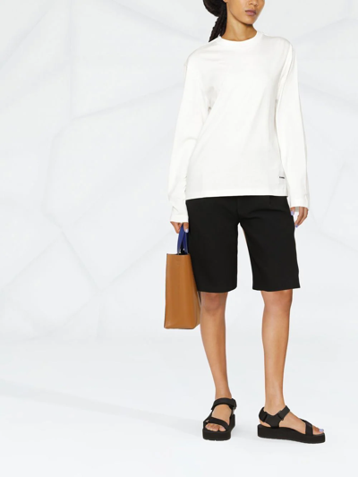 Jil Sander Three-pack Long-sleeve Tops In White
