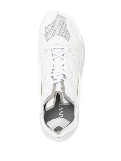 Shop Lanvin Flash X-lace Sneakers In White
