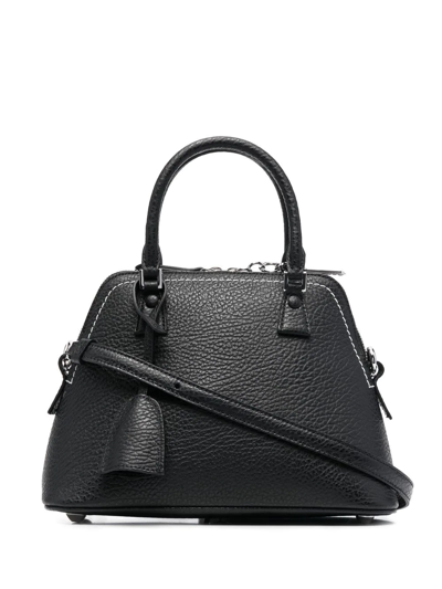 Shop Maison Margiela Mini 5ac Classique Top-handle Bag In Black