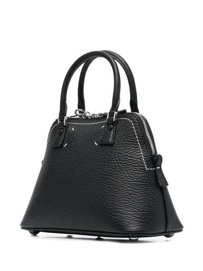 Shop Maison Margiela Mini 5ac Classique Top-handle Bag In Black