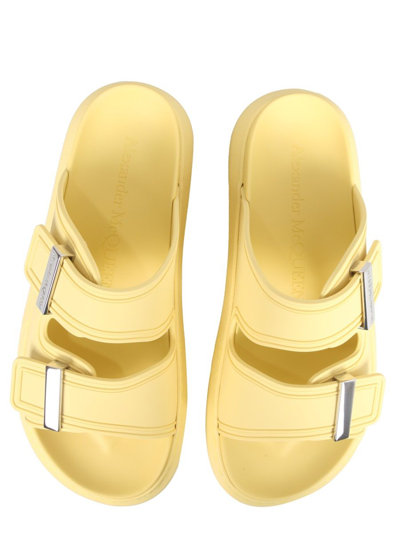 Shop Alexander Mcqueen Women's Yellow Sandals
