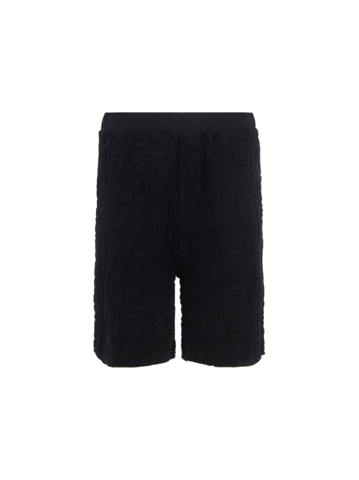 Shop Fendi Men's Black Shorts