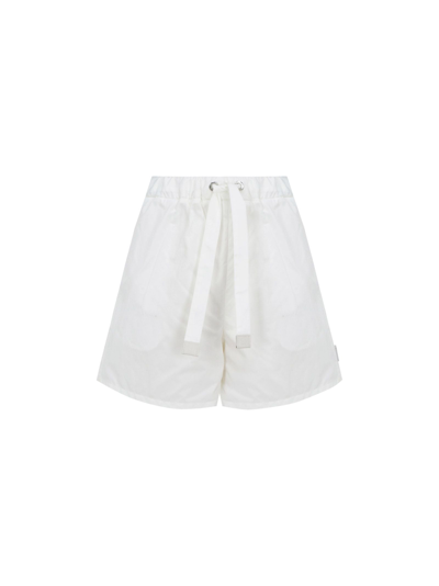 Shop Moncler Women's White Shorts